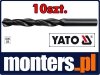 Wiertło do stali metalu hss 3mm YATO 4435 10szt